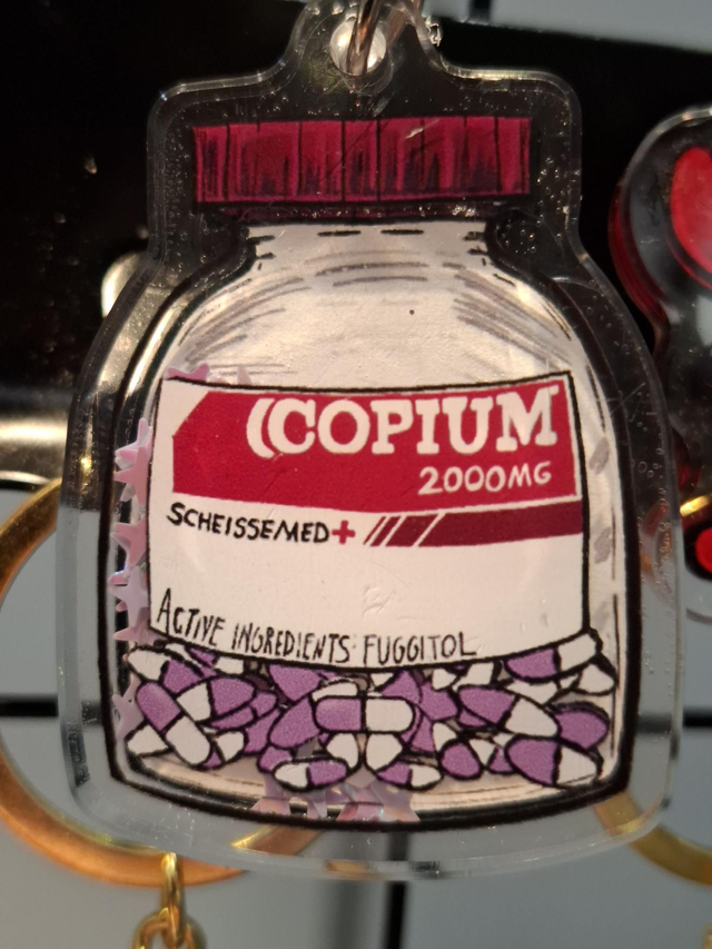 Medicine Keychain Copium