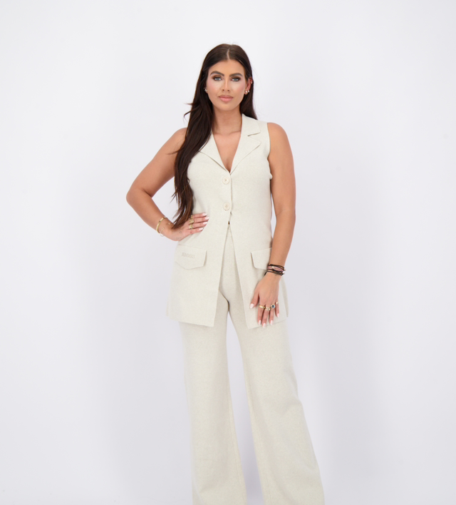 Reinders Camilla Knitwear Pants Creme