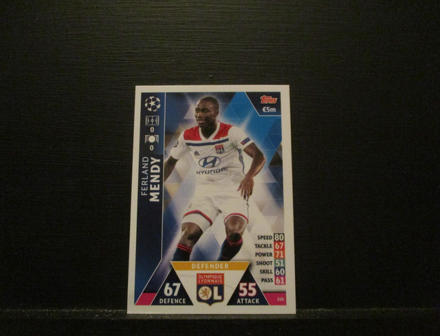 Ferland Mendy - UEFA Champions League Match Attax 2018/19 Original Trading Card #310