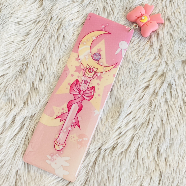 Marque-pages Bâton de Lune Kawaii