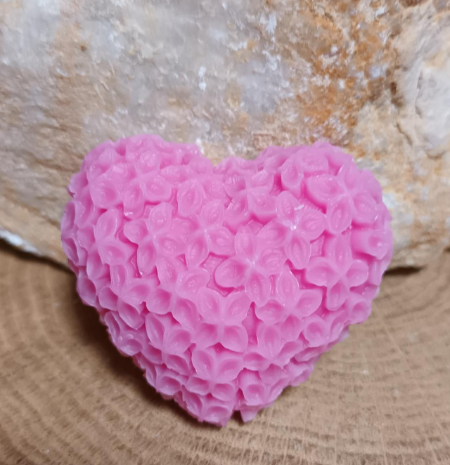 Fondant parfumé &quot;cœur&quot; fraise et menthe