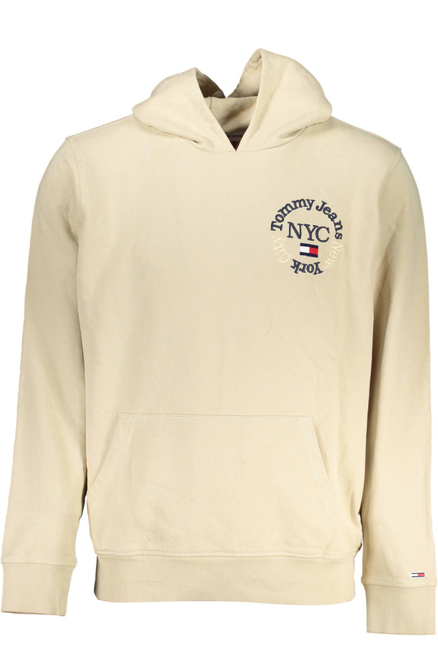 TOMMY HILFIGER FELPA SENZA ZIP UOMO BEIGE