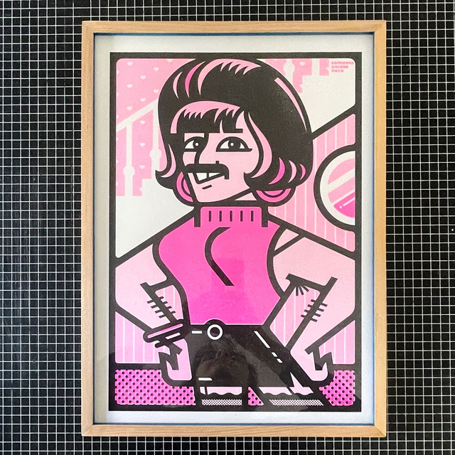 RataEstudio & SociasLab | Risografía de Comunas Unidas 30x40 cm