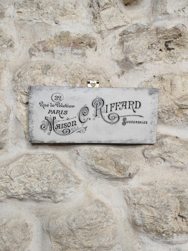 Plaque maison C.Riffard