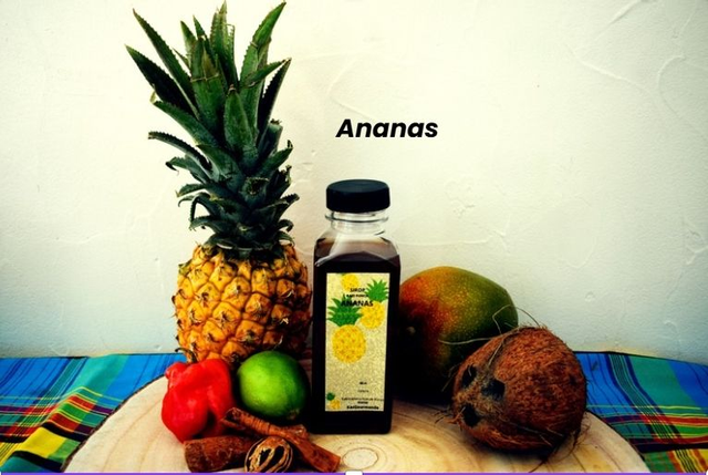 Sirop Artisanal pour Punch – Ananas Déshydraté Réhydraté