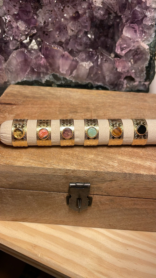 Bague LUCIA - Acier inoxydable et Pierres