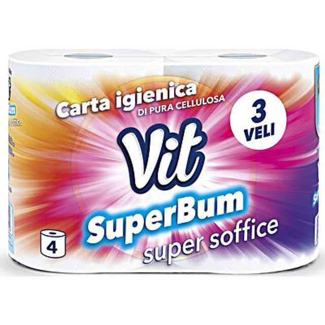 VIT CARTA IGIENICA SUPERBUM/4PZ