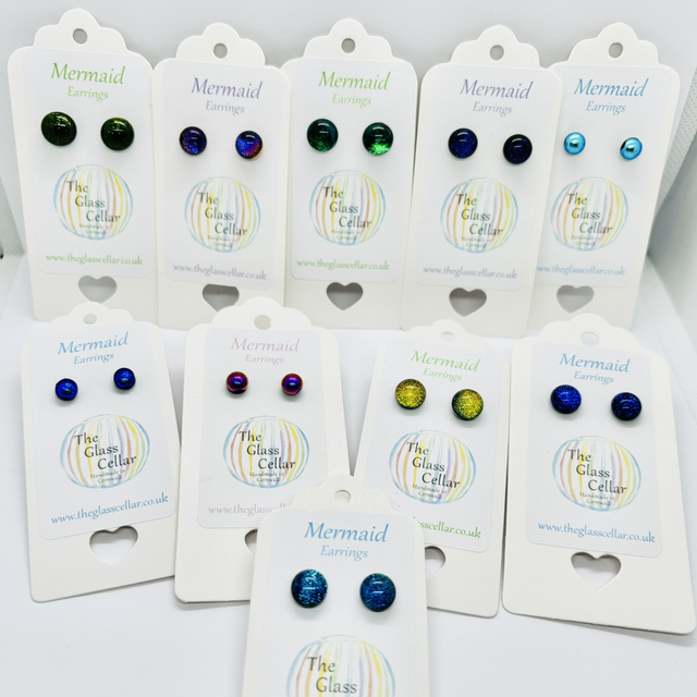 Mermaid Stud Earrings (Various)