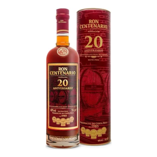 Ron Centenario - Fundación - 20ème Anniversaire – Édition Limitée - Costa Rica - 70 cl - 40°