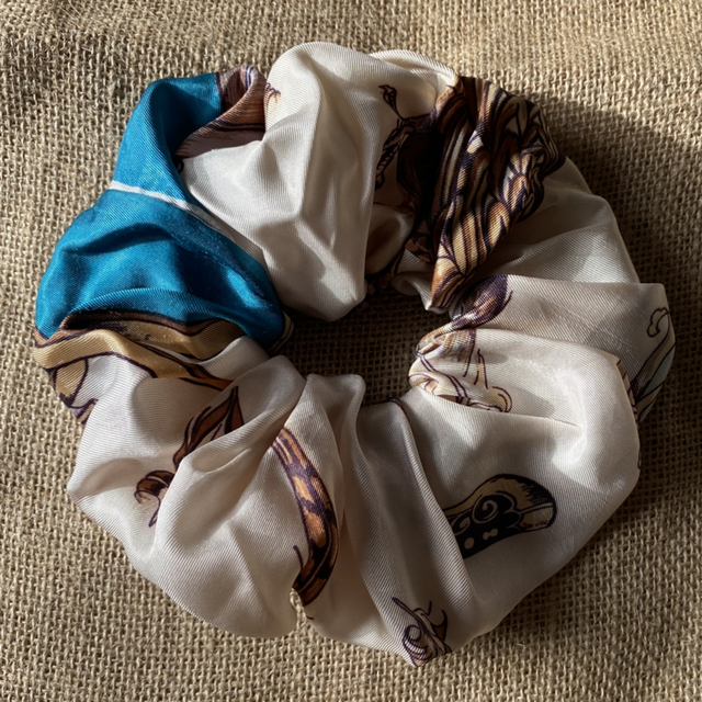 Chouchou XL imprimer H bleu 