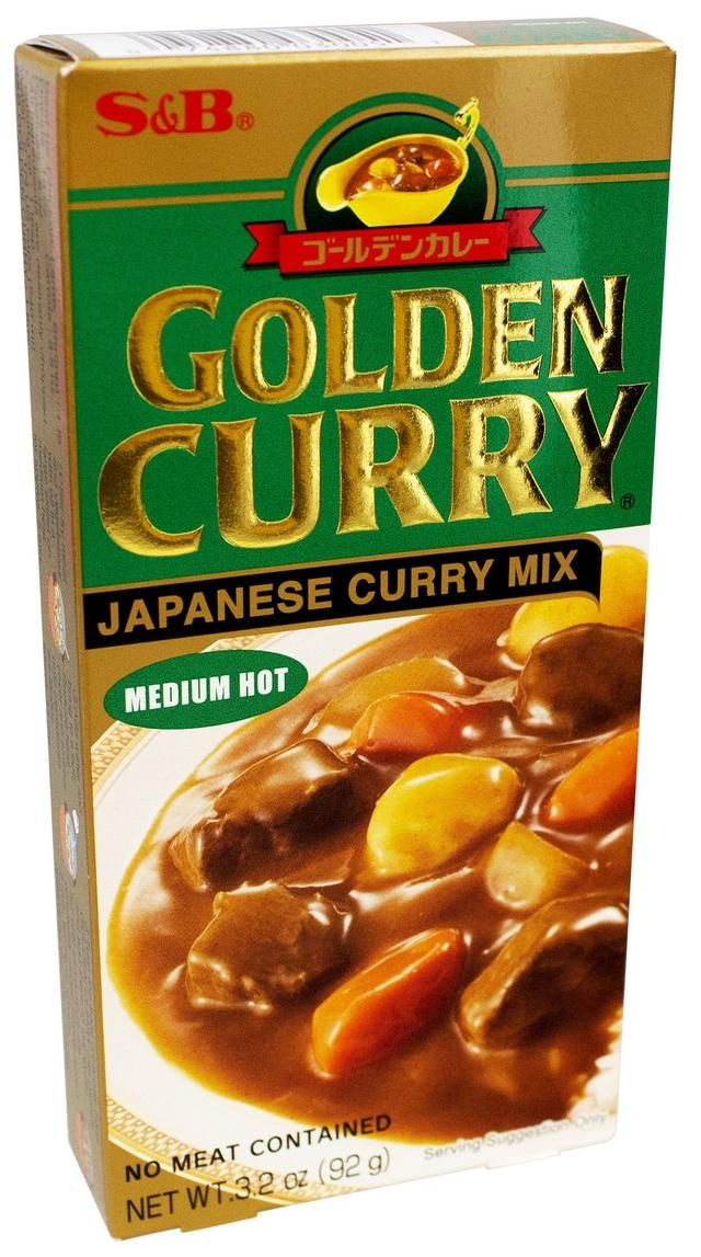 S&B Golden Curry Medium Hot Sauce Mix - 3.5oz
