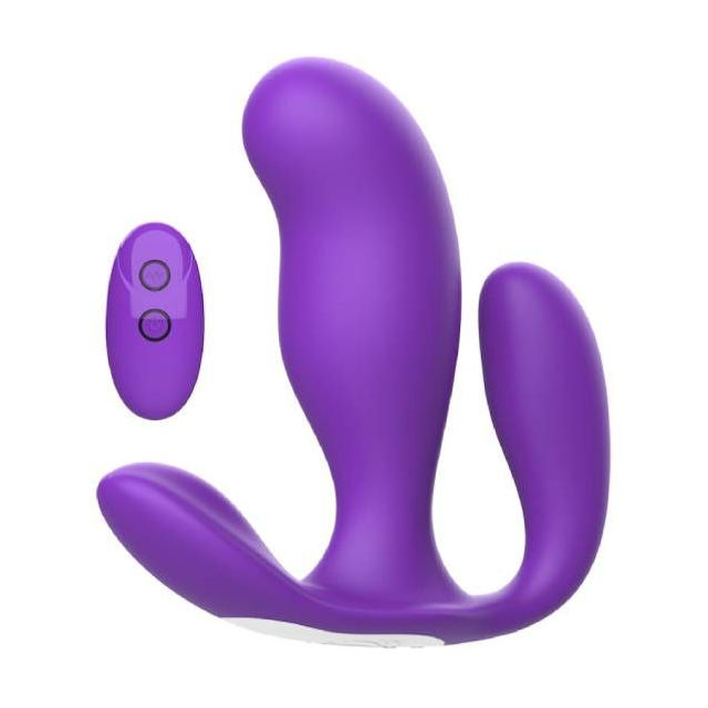 Plug Anal Triplo Prazer com Controle Remoto