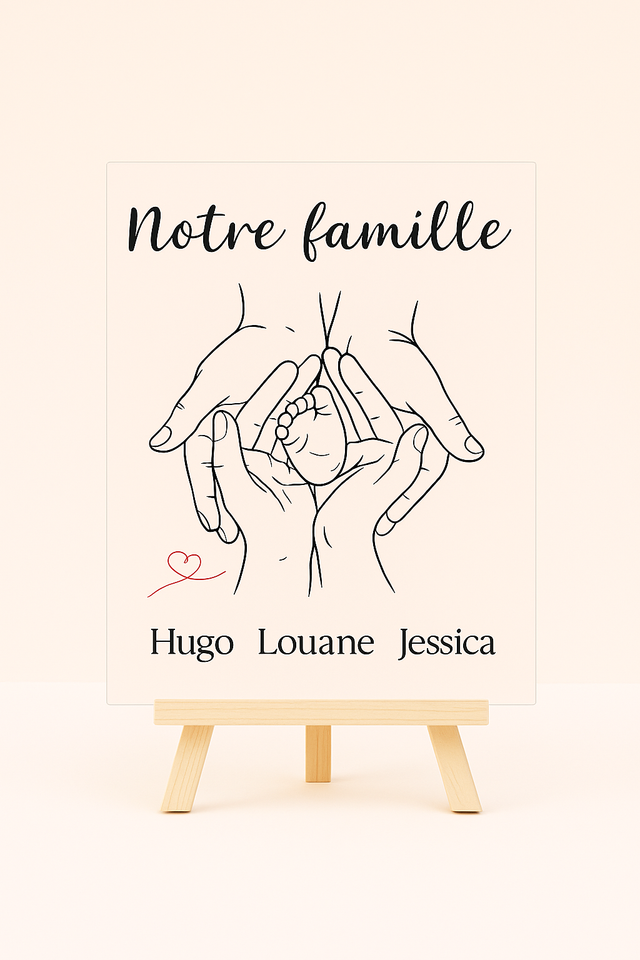 Cadre Famille 18x24cm