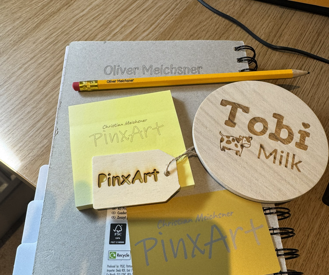 Laser engraving and cutting