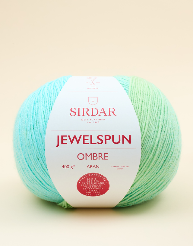 Jewelspun Ombre Aran Citrus Sky