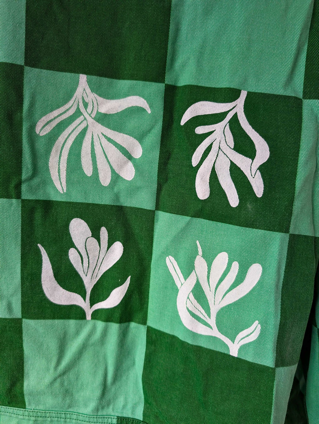 Veste PrettyLittleThing peinte - "Fleur"