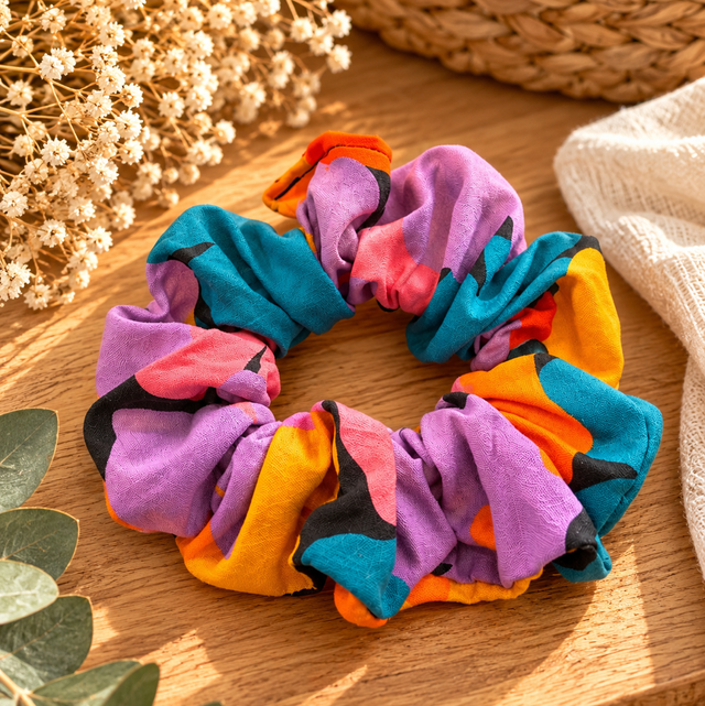 Chouchou en tissu – Multicolore Pop