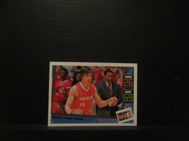 Mutters Under Breath - Action Card High School Musical 3 Senior Year Original Trading Card