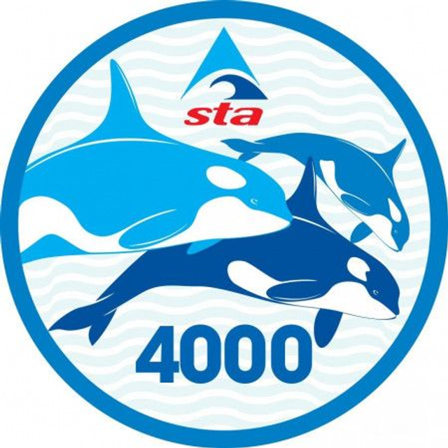 4000 Metres - Certificate with Badge