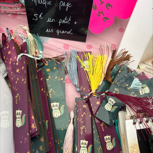 Marque page 2 pour 5€ 