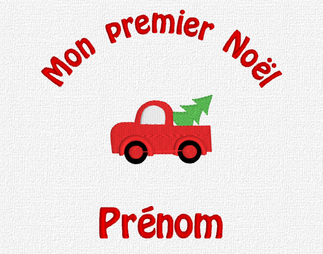 Bavoir 1er Noël