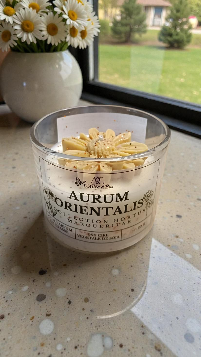 Bougie Aurum Orientalis - Parfum romance à Dubaï