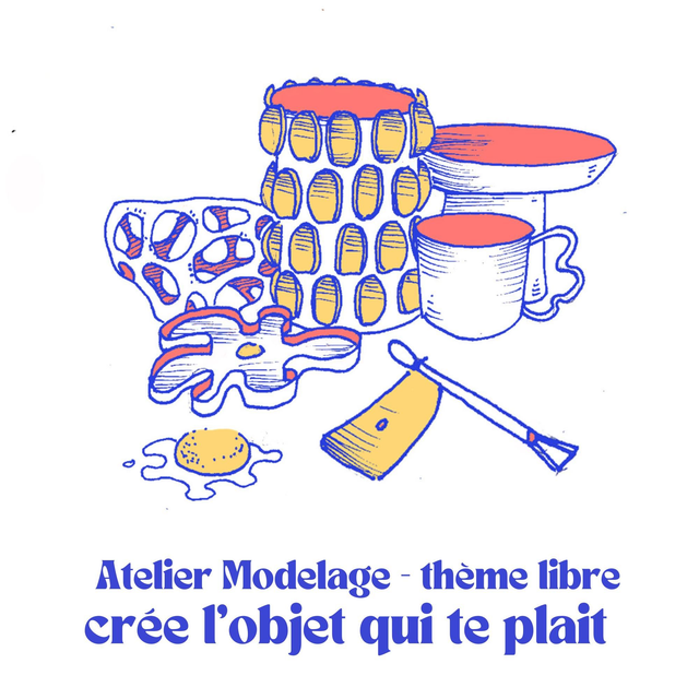 DIMANCHE 19 AVRIL - 14h à 17h - ATELIER MODELAGE - THÈME LIBRE 