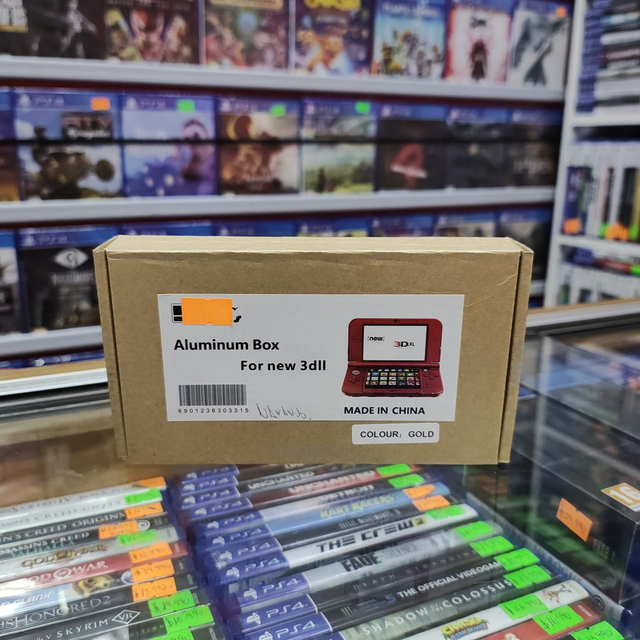 Carcasa Nintendo New 3DS XL / Aluminio Naranjo