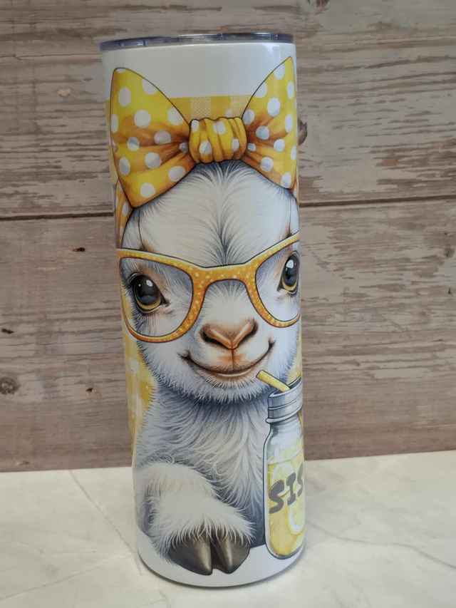 Gourde canette biquette personnalisée