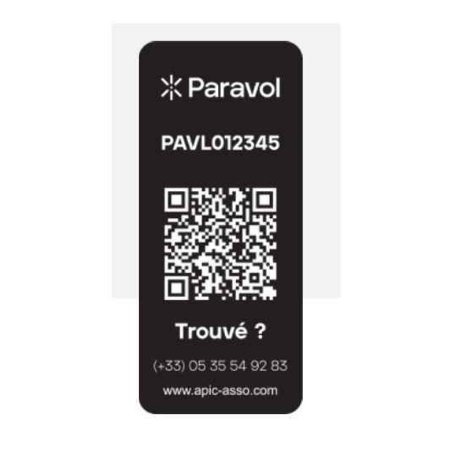 Marquage PARAVOL( bicycode)