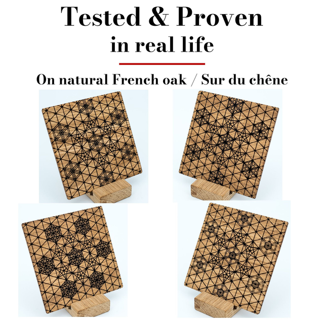 Japanese Kasane Rindo Laser Engraving Files | 4 Intricate Geometric SVG DXF Lbrn2 Pack