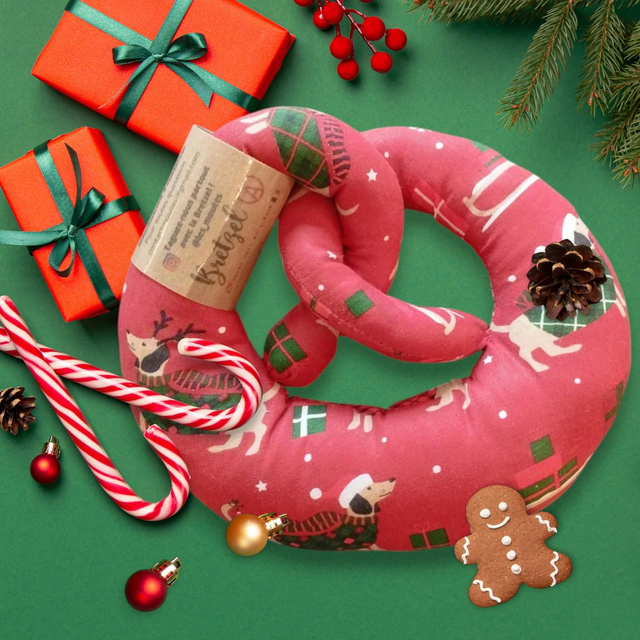 Bretzel Chien de Noël 