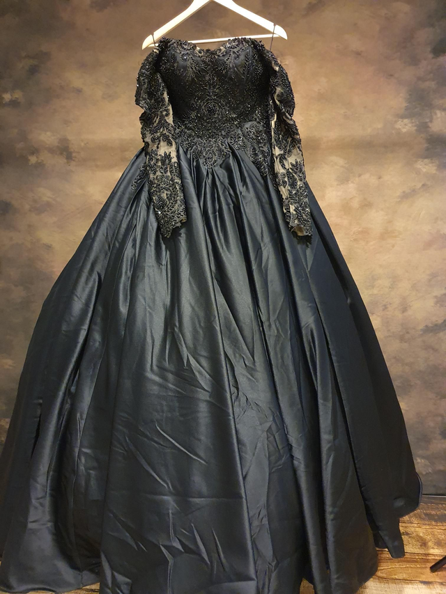 Hennakleid Prinzessin Kleid schwarz M 