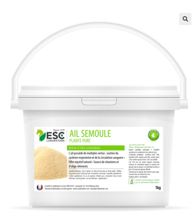 AIL SEMOULE – Bien-être général du cheval – Plante pure