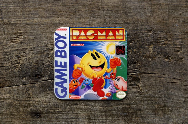 Nintendo Gameboy Pacman Printed MDF Coaster