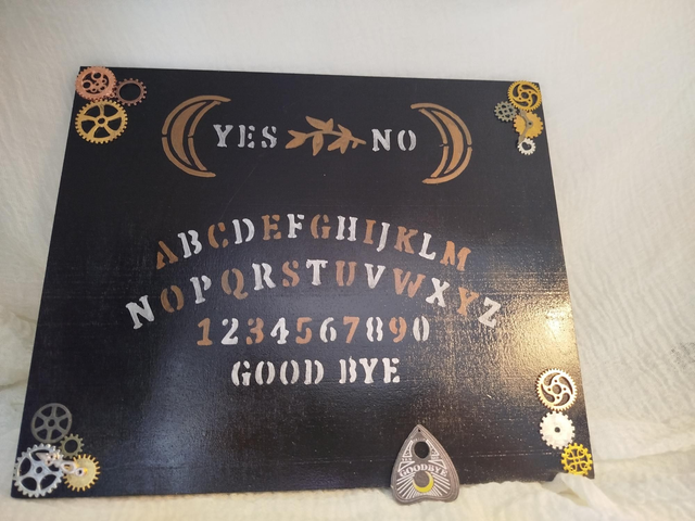 Planche de ouija noire