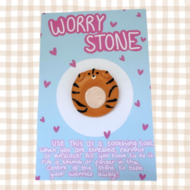 Tiger Worry Stone