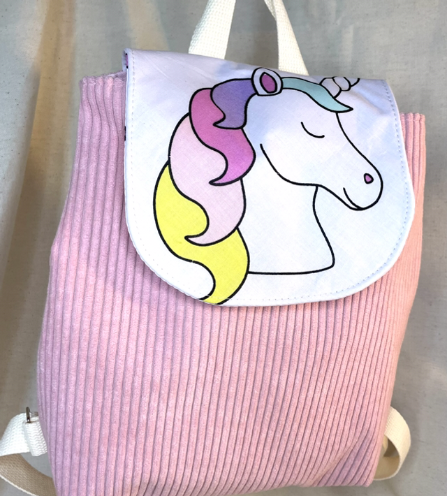 Sac à dos enfant licorne - tout doux &amp; magique - personnalisable