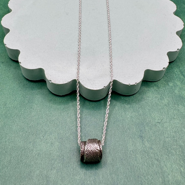 Silver Sage Wrap Bead