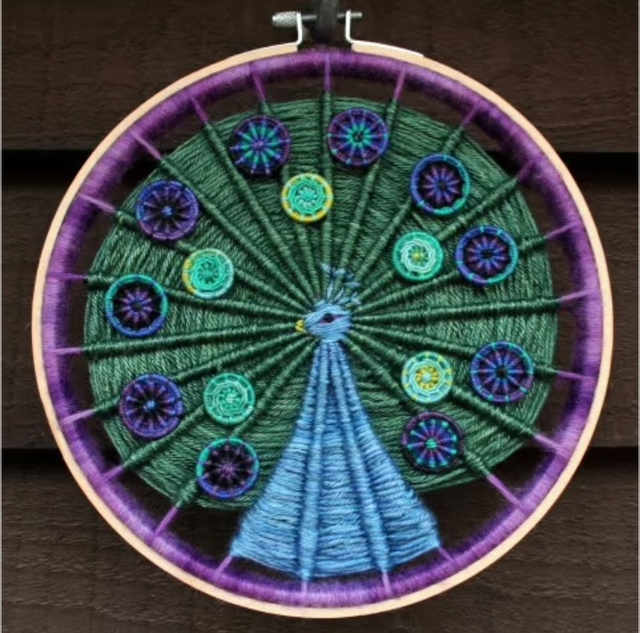 Peacock Wall Hanging Jen Best