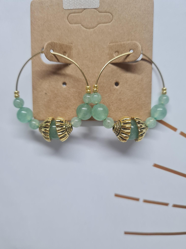 Créole aventurine verte 