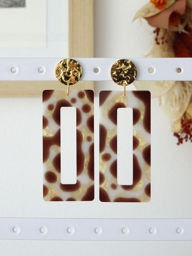 Rectangle : Brun &amp; doré