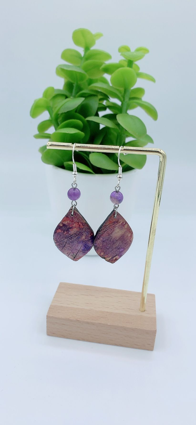 Boucles d'Oreilles "Rêve de Lavande"