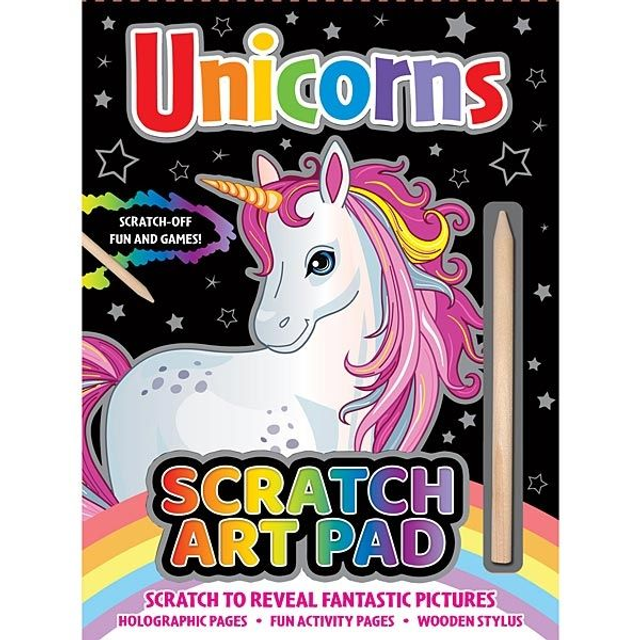 Scratch Art Pad - Unicorn