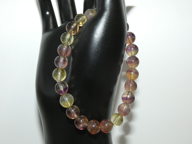 8mm Fluorine jaune violette AA