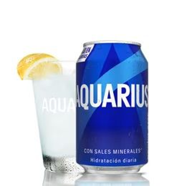 Aquarius Llimona llauna 330ml.