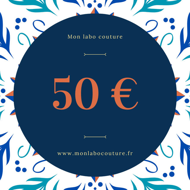 Carte cadeau de 25 à 200 € (à imprimer)