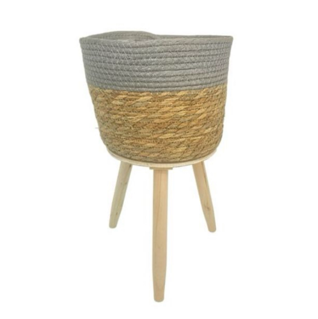 Grass Planter Grey/Natural