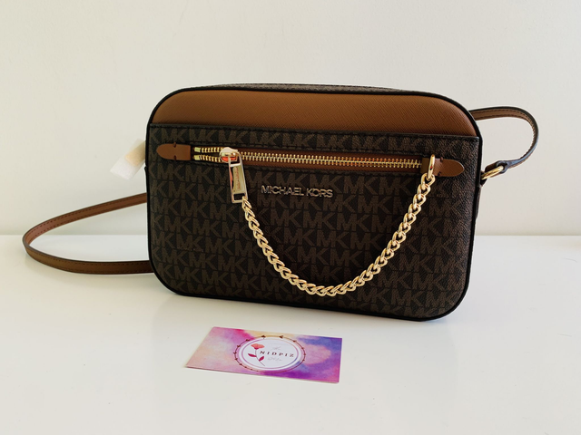Michael Kors - Jet set travel crossbody (Brown)