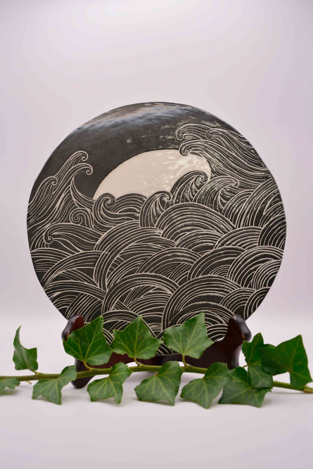 Dessous de plat vagues